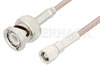 SMC Plug to BNC Male Cable Using RG316-DS Coax, RoHS