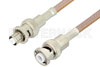 MHV Male to SHV Plug Cable Using RG400 Coax, RoHS