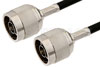 N Male to N Male Cable Using RG58 Coax, RoHS
