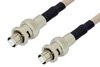 SHV Plug to SHV Plug Cable Using RG141 Coax , LF Solder