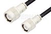 C Male to C Male Cable Using 93 Ohm RG62 Coax