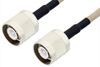 SC Male to SC Male Cable Using RG141 Coax