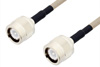 C Male to C Male Cable Using RG141 Coax