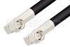 SMA Male Right Angle to SMA Male Right Angle Cable Using 93 Ohm RG62 Coax