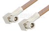 SMC Plug Right Angle to SMC Plug Right Angle Cable Using RG400 Coax, RoHS