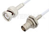BNC Male to BNC Female Bulkhead Cable Using RG188-DS Coax