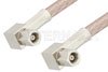 SMC Plug Right Angle to SMC Plug Right Angle Cable Using RG316-DS Coax, RoHS