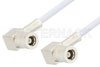 SMB Plug Right Angle to SMB Plug Right Angle Cable Using RG188-DS Coax, RoHS