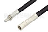 SMB Plug to SMB Jack Bulkhead Cable Using RG58 Coax