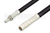 SMB Plug to SMB Jack Bulkhead Cable Using RG58 Coax, RoHS