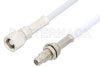 SMC Plug to SMC Jack Bulkhead Cable Using RG188-DS Coax