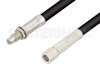 SMC Plug to SMC Jack Bulkhead Cable Using RG58 Coax, RoHS