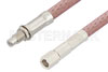 SMC Plug to SMC Jack Bulkhead Cable Using RG142 Coax