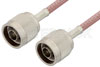 N Male to N Male Cable Using RG142 Coax, RoHS