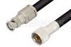 UHF Male to BNC Male Cable Using PE-B400 Coax