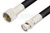 UHF Male to BNC Male Cable Using RG213 Coax, RoHS