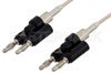 Banana Plug to Banana Plug Cable 72 Inch Length Using RG316-DS Coax