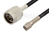 Reverse Polarity SMA Male to N Male Cable Using RG58 Coax