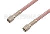 Reverse Polarity SMA Male to Reverse Polarity SMA Male Cable Using RG142 Coax, LF Solder, RoHS