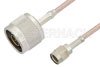 Reverse Polarity SMA Male to N Male Cable Using RG316 Coax, RoHS
