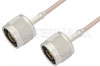 N Male to N Male Cable Using RG316 Coax, LF Solder