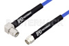 SMA Male to SMA Male Right Angle Precision Cable Using PE-P141 Coax, RoHS