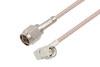 SMA Male to SMA Male Right Angle Cable Using RG316 Coax, RoHS