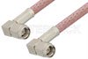 SMA Male Right Angle to SMA Male Right Angle Cable Using RG142 Coax