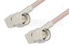 SMA Male Right Angle to SMA Male Right Angle Cable Using RG316 Coax