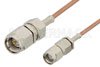 SMA Male to Reverse Polarity SMA Male Cable Using RG178 Coax, RoHS