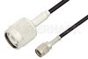 Reverse Polarity SMA Male to TNC Male Cable Using RG174 Coax