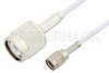 Reverse Polarity SMA Male to TNC Male Cable Using RG188 Coax, RoHS