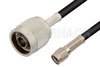 Reverse Polarity SMA Male to N Male Cable Using RG223 Coax, RoHS