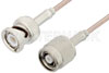 Reverse Polarity TNC Male to BNC Male Cable Using RG316 Coax