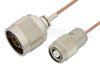 N Male to Reverse Polarity TNC Male Cable Using RG178 Coax, RoHS