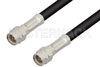 Reverse Thread SMA Male to Reverse Thread SMA Male Cable Using RG58 Coax