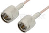 75 Ohm TNC Male to 75 Ohm TNC Male Cable Using 75 Ohm RG179 Coax, RoHS