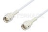 Reverse Thread SMA Male to Reverse Thread SMA Male Cable Using RG188 Coax, RoHS