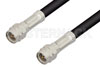 Reverse Thread SMA Male to Reverse Thread SMA Male Cable Using RG223 Coax