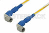 SMA Male Right Angle to SMA Male Right Angle Precision Cable 12 Inch Length Using 150 Series Coax, RoHS