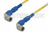 SMA Male Right Angle to SMA Male Right Angle Precision Cable 24 Inch Length Using 150 Series Coax, RoHS