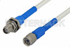 SMA Male to SMA Female Bulkhead Precision Cable 36 Inch Length Using 150 Series Coax, RoHS