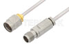 2.4mm Male to 2.4mm Female Cable Using PE-SR405AL Coax, RoHS