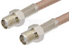 SMA Female to SMA Female Cable Using RG142 Coax