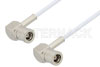 SMB Plug Right Angle to SMB Plug Right Angle Cable Using RG196 Coax