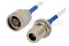 N Male to N Female Bulkhead Precision Cable 48 Inch Length Using 150 Series Coax, RoHS