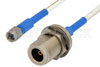 SMA Male to N Female Bulkhead Precision Cable 30 Inch Length Using 150 Series Coax, RoHS