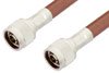 N Male to N Male Cable Using RG393 Coax