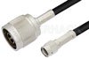 Reverse Polarity SMA Male to N Male Cable Using PE-C195 Coax