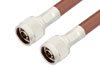 N Male to N Male Cable Using RG393 Coax, RoHS